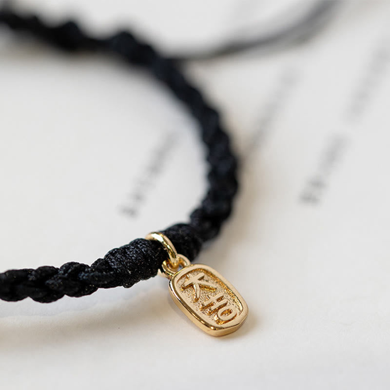 Bracelet boucle de paix en calcédoine de 13 mm pour l'harmonie