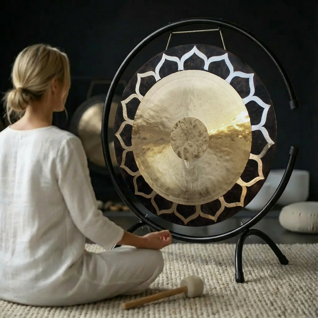 Instrument Gong à ondes profondes de 14 pouces pour la guérison par le son