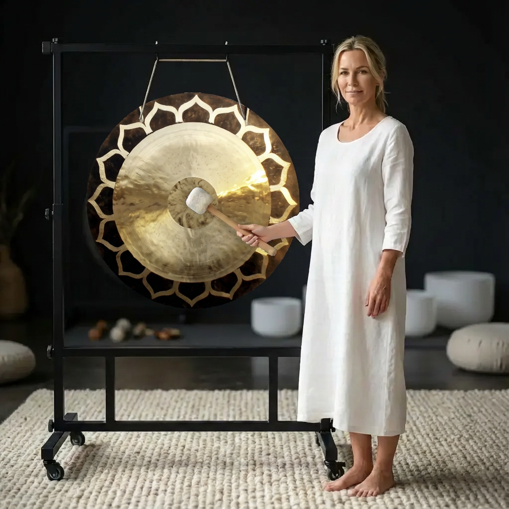 Instrument Gong à ondes profondes de 14 pouces pour la guérison par le son