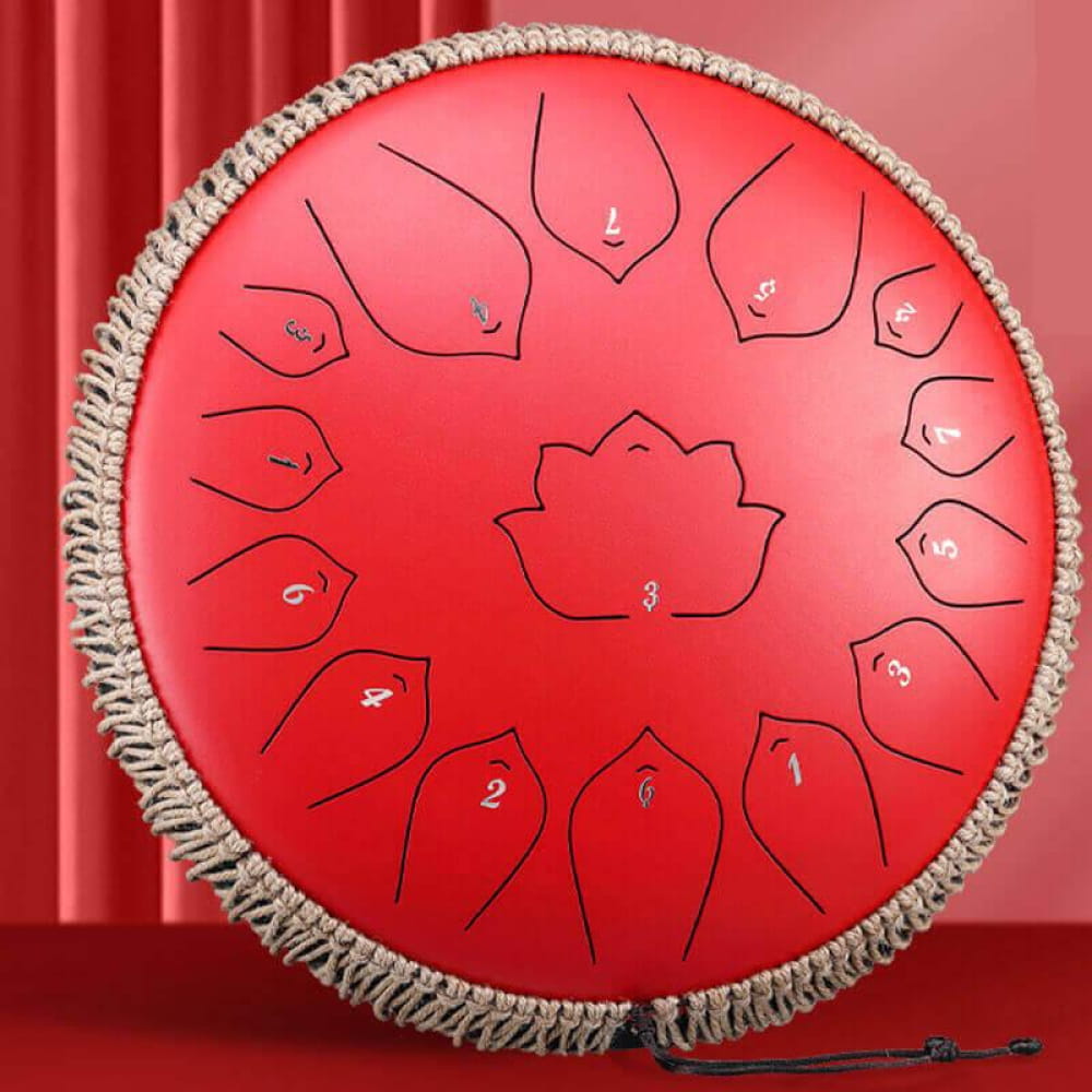 14-Inch 15-Note C Major Steel Tongue Drum - Steel Tongue Drum - On sale