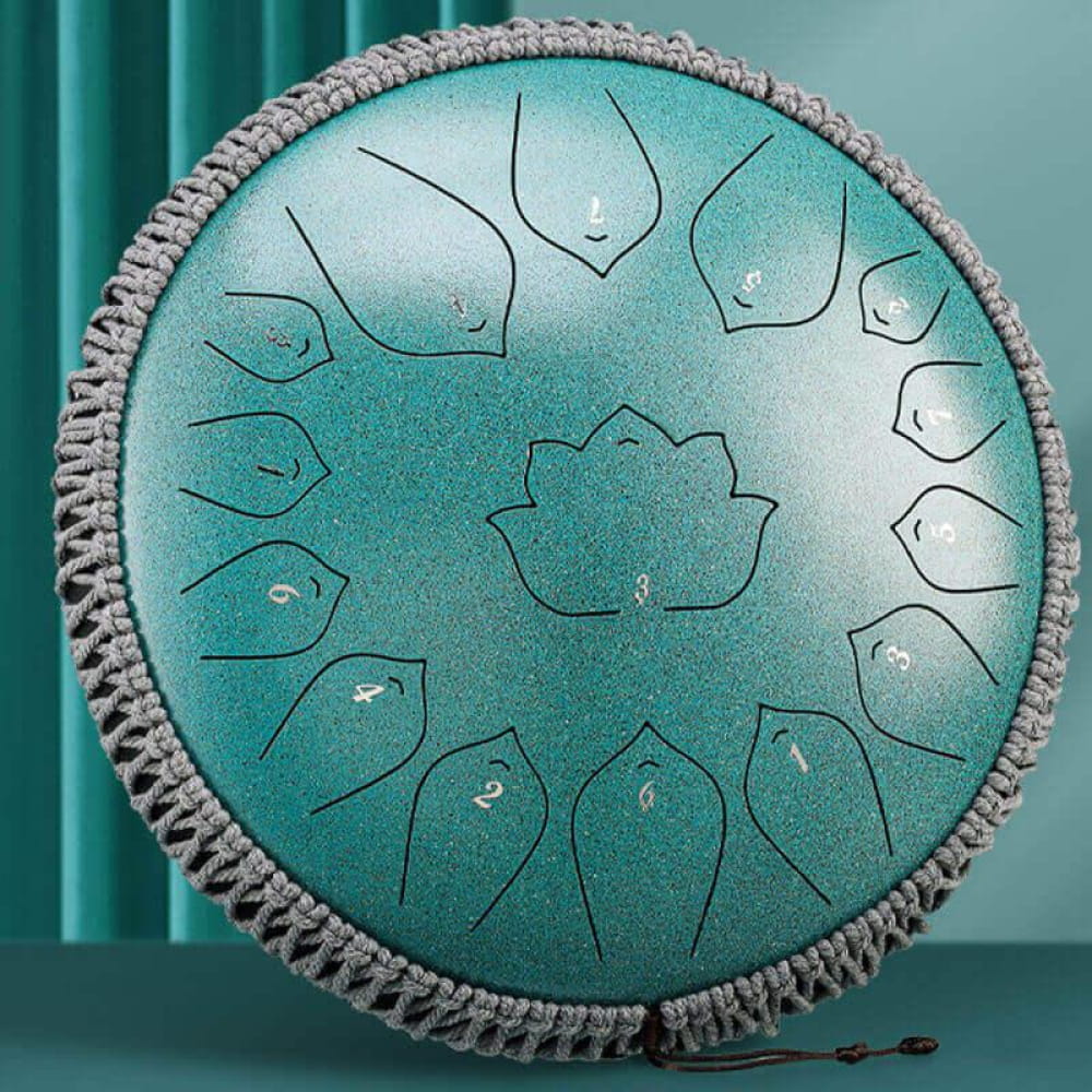 14-Inch 15-Note C Major Steel Tongue Drum - Steel Tongue Drum - On sale