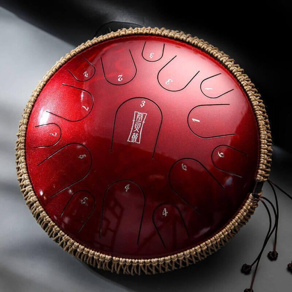 14 Inch Titanium Steel Tongue Drum 15 Note C & D Major - Steel Tongue Drum - On sale