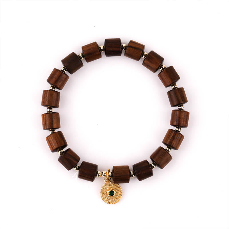 Bracelet spirituel en bois de rose de 8 mm pour la chaleur et l'équilibre
