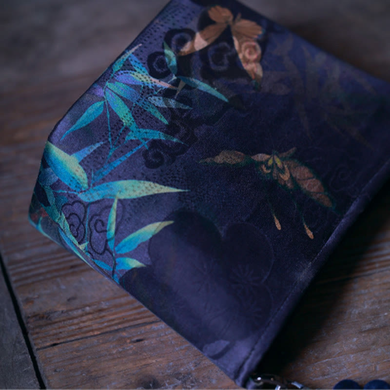 Sac bandoulière en métal spirituel de 14 cm avec motif papillon