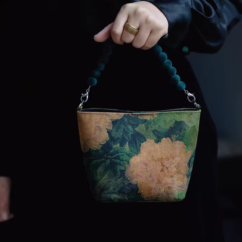 Sac bandoulière en métal spirituel de 14 cm avec motif papillon
