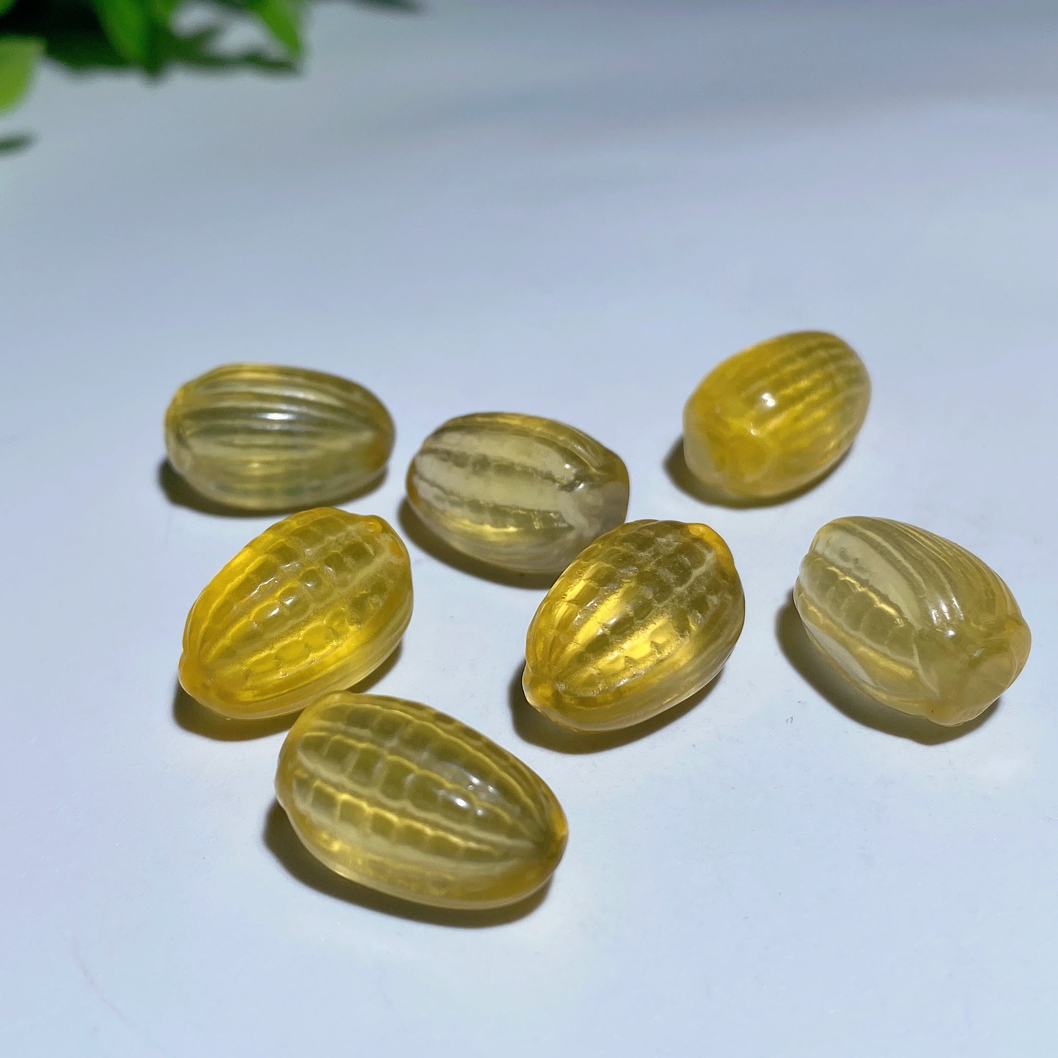 Figurines miniatures en cristal de fluorite de 15 à 20 mm pour la guérison