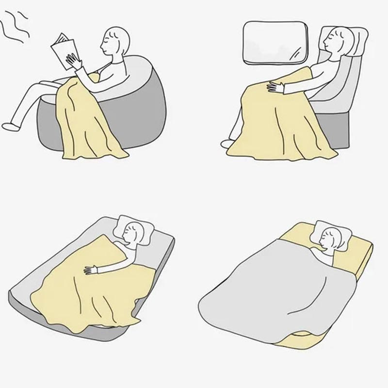 Couverture tibétaine 150 x 190 cm, motif floral coloré, jeté douillet