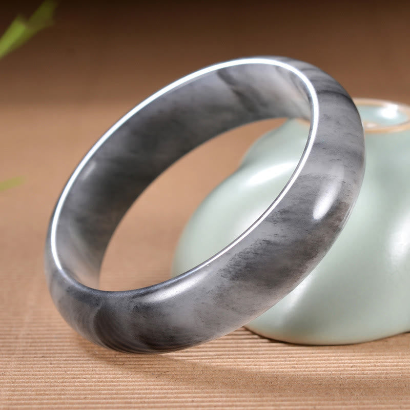 Bracelet de richesse en jade doré de 15 mm pour la chance et la protection