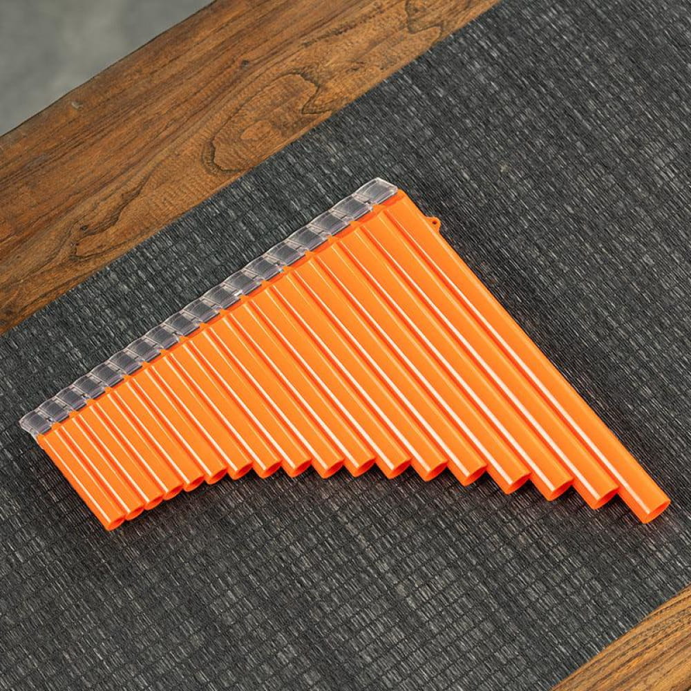 16/18 Pipe Beginner Pan Flute Traditional Instrument - Flute - On sale