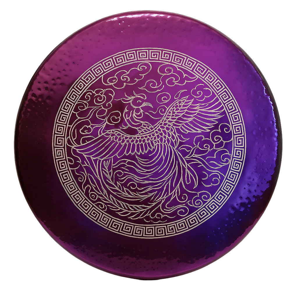 Gong Phoenix rose de 16 à 36 pouces pour la relaxation sonore