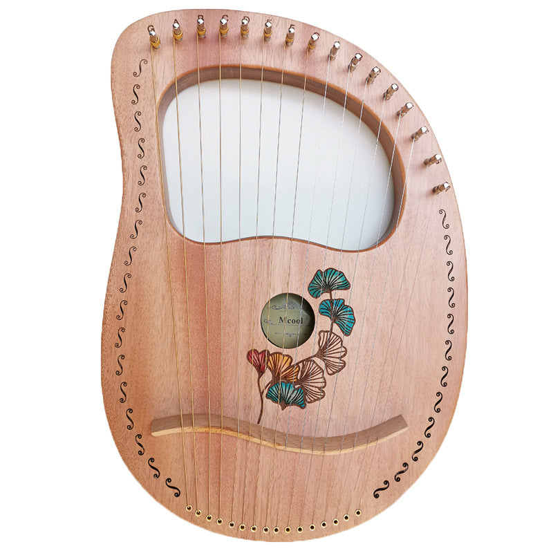 16-String Lyre Harp Instrument for Beginners