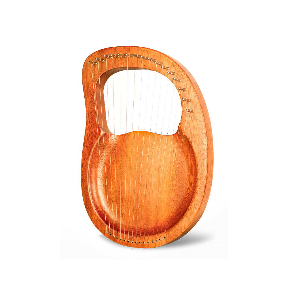 16-String Wooden Lyre Harp Instrument for Beginners