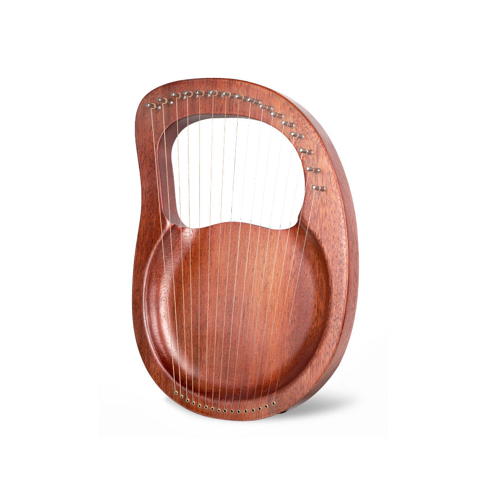 16-String Wooden Lyre Harp Instrument for Beginners