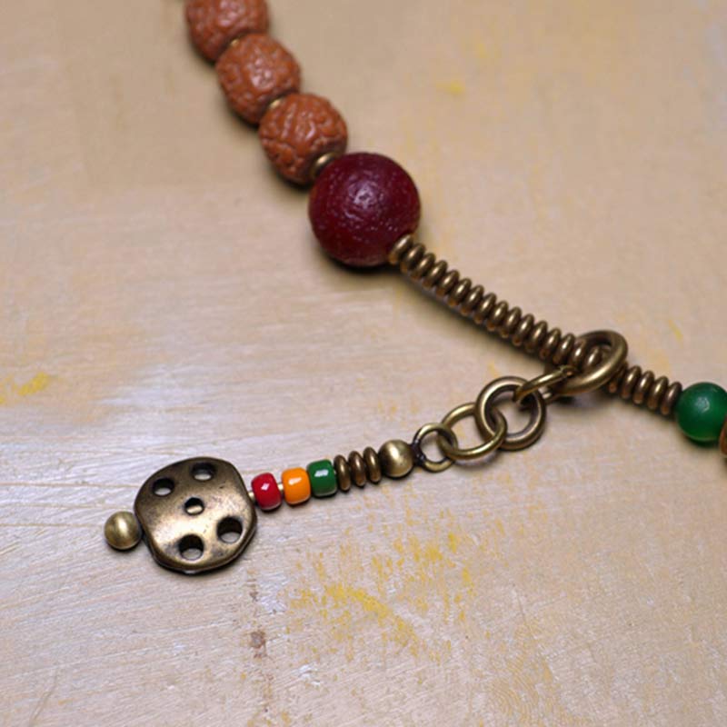 108 Bodhi Seed Mala Bracelet for Luck & Protection Unisex