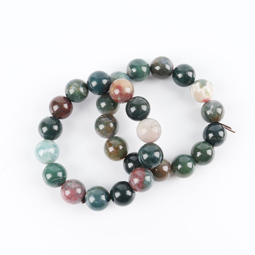 16mm Ocean Jasper Agate Bracelet for Healing & Energy