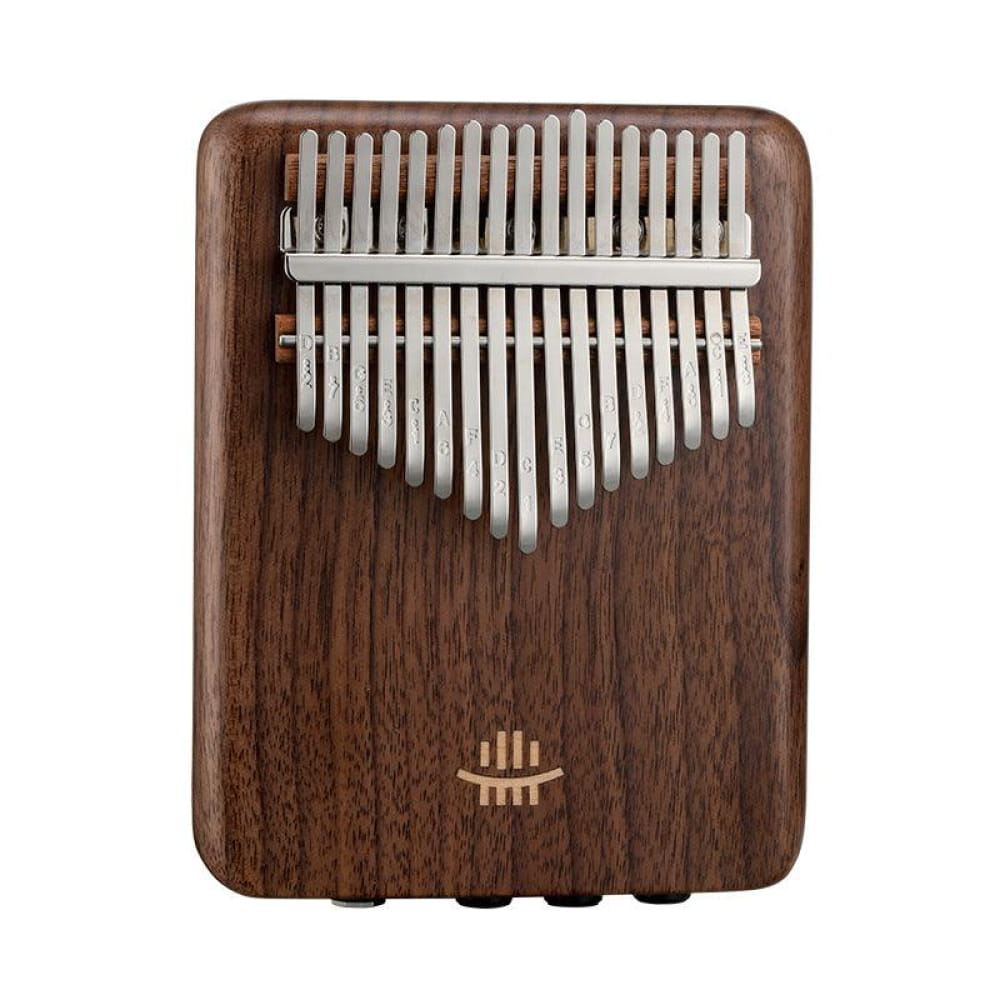 17/21 Key Flat Board C Tone Kalimba Thumb Piano - 21 Keys / American Black Walnut / American Black