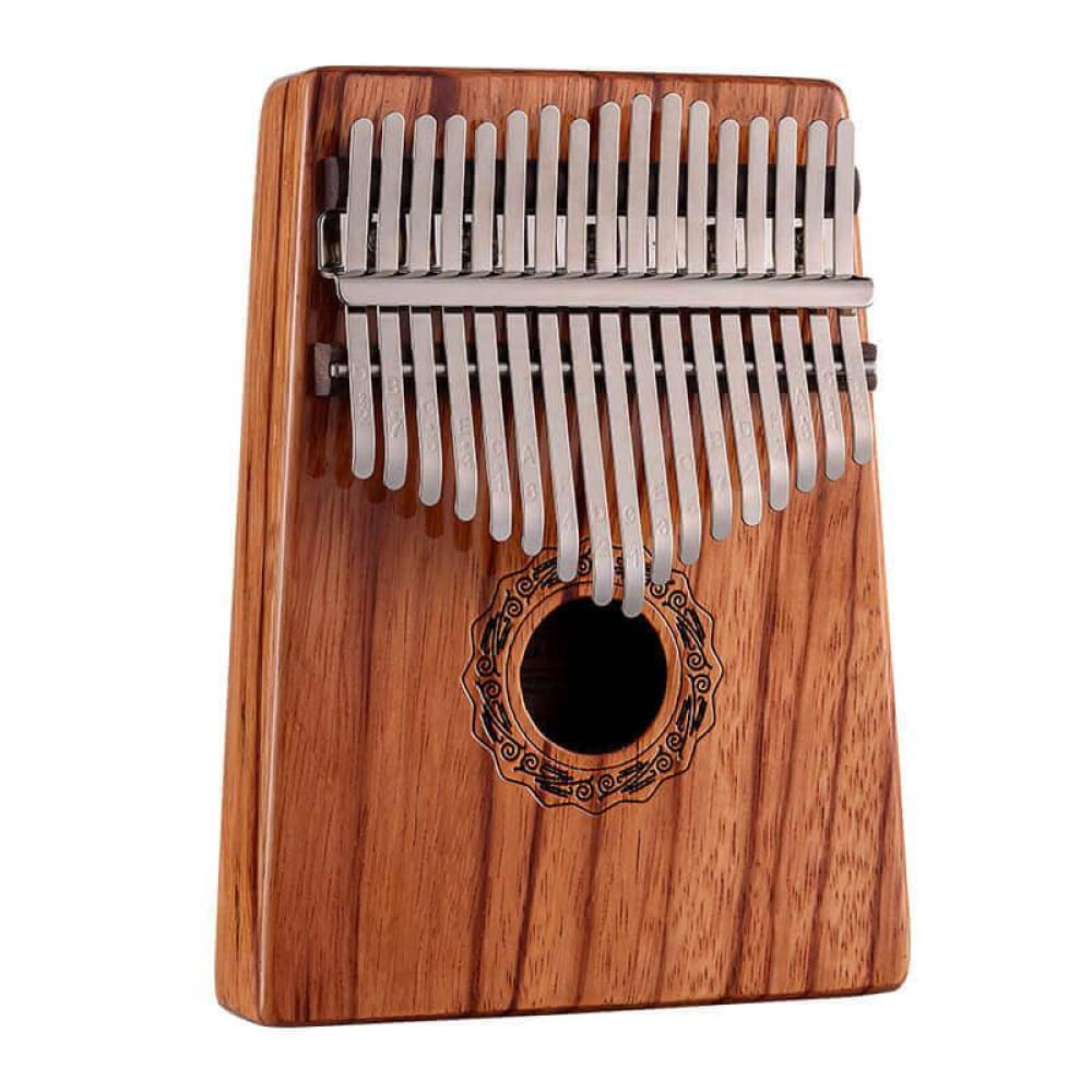 17 Key Gabonese Rosewood C Tone Kalimba Thumb Piano - 17 Keys / Gabonese Rosewood / Ore Metal Piano