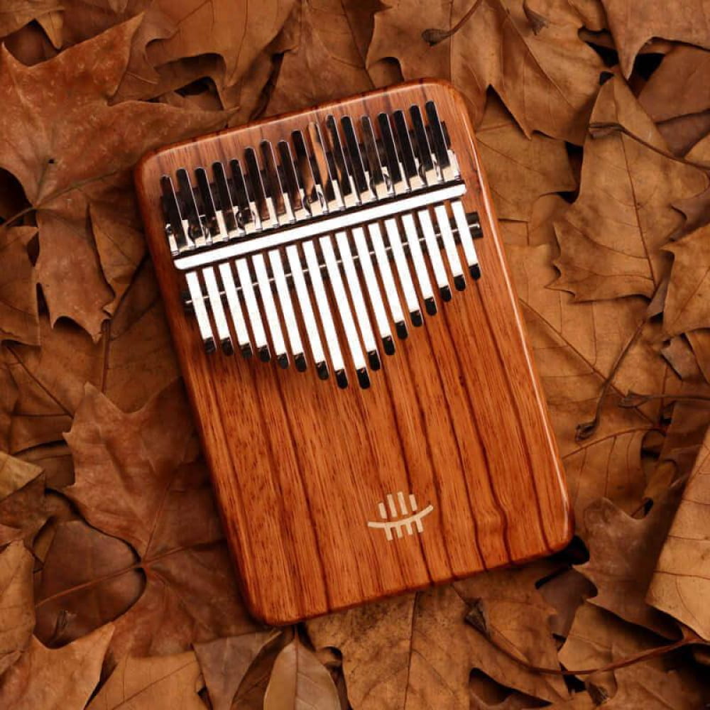 17 Key Gabonese Rosewood C Tone Kalimba Thumb Piano - 17 Keys / Gabonese Rosewood / Ore Metal Piano