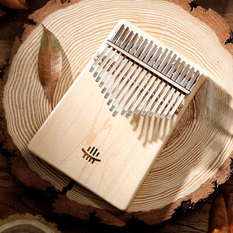 Kalimba 17 touches en érable | Fournitures de méditation