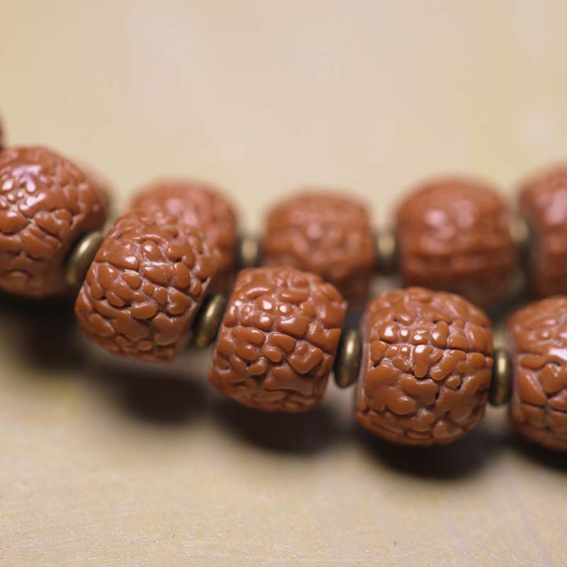 108 Bodhi Seed Mala Bracelet for Luck & Protection Unisex