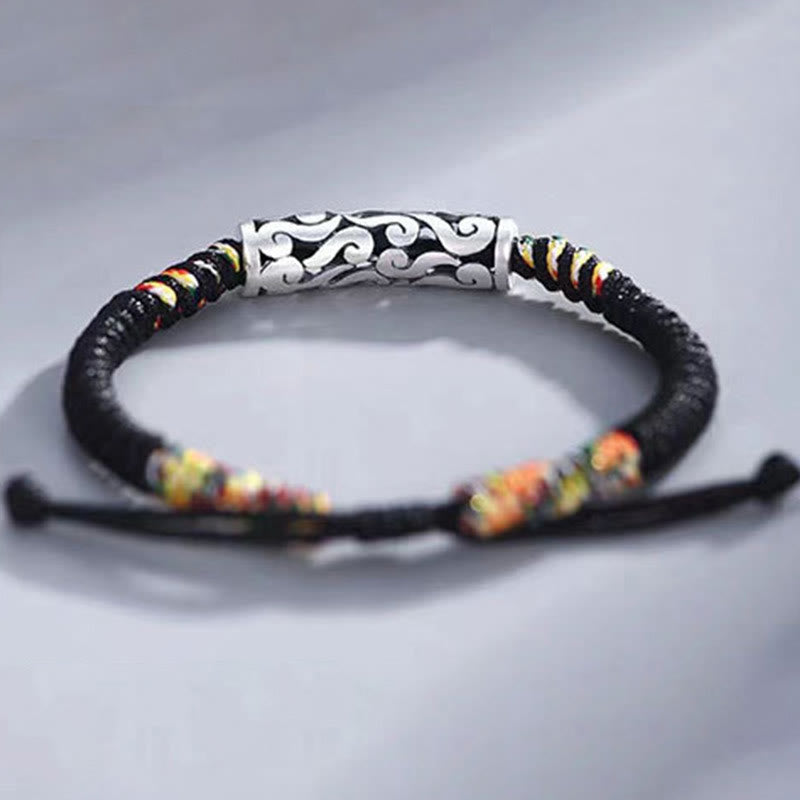 Copper Auspicious Clouds Luck String Bracelet
