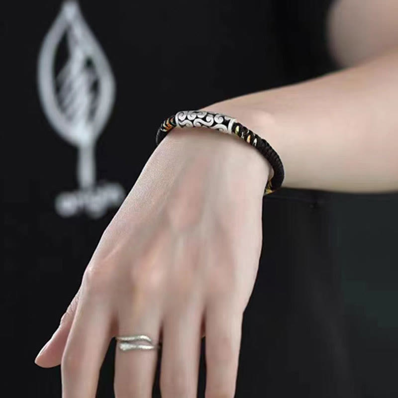 Copper Auspicious Clouds Luck String Bracelet