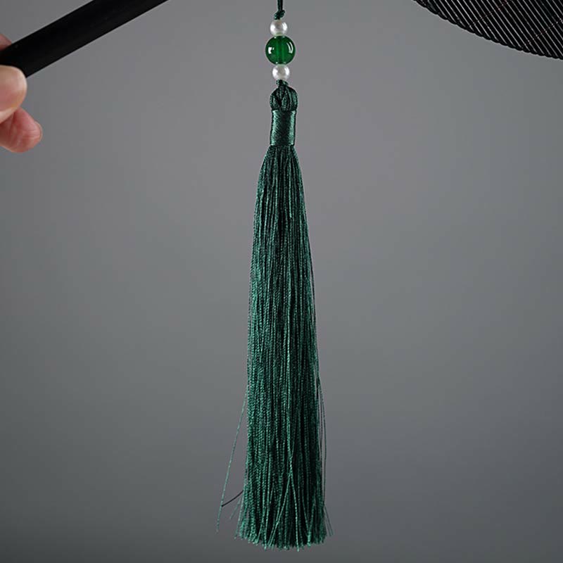 Chinese Folding Bamboo Fan 23x50cm Handmade Oriental Fan