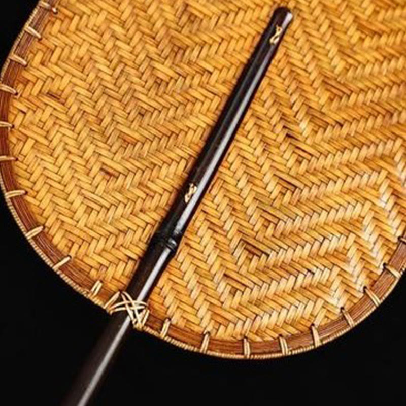 Chinese Bamboo Folding Fan | Handmade Round & Oval Shapes