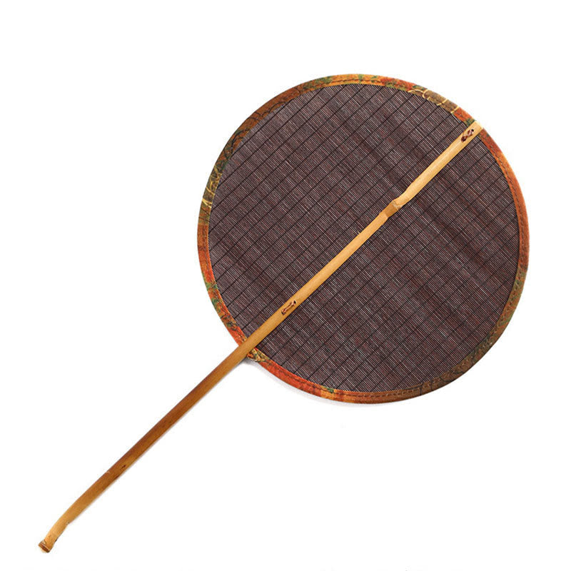 Handmade Bamboo Chinese Folding Fan | Retro Long Handle Fan