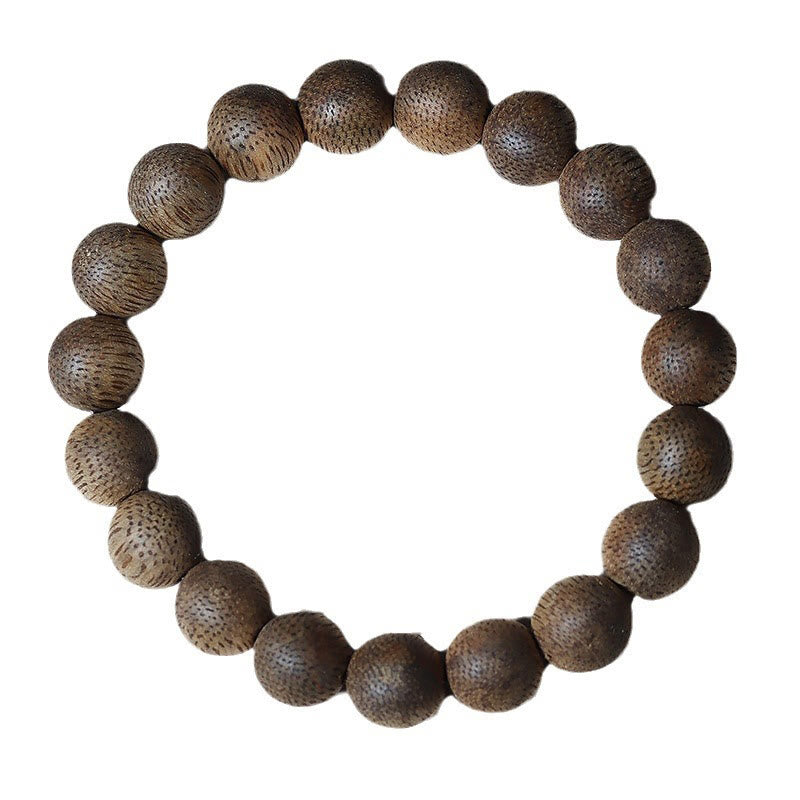 Natural Brunei Texture Agarwood Strength Bracelet 12mm