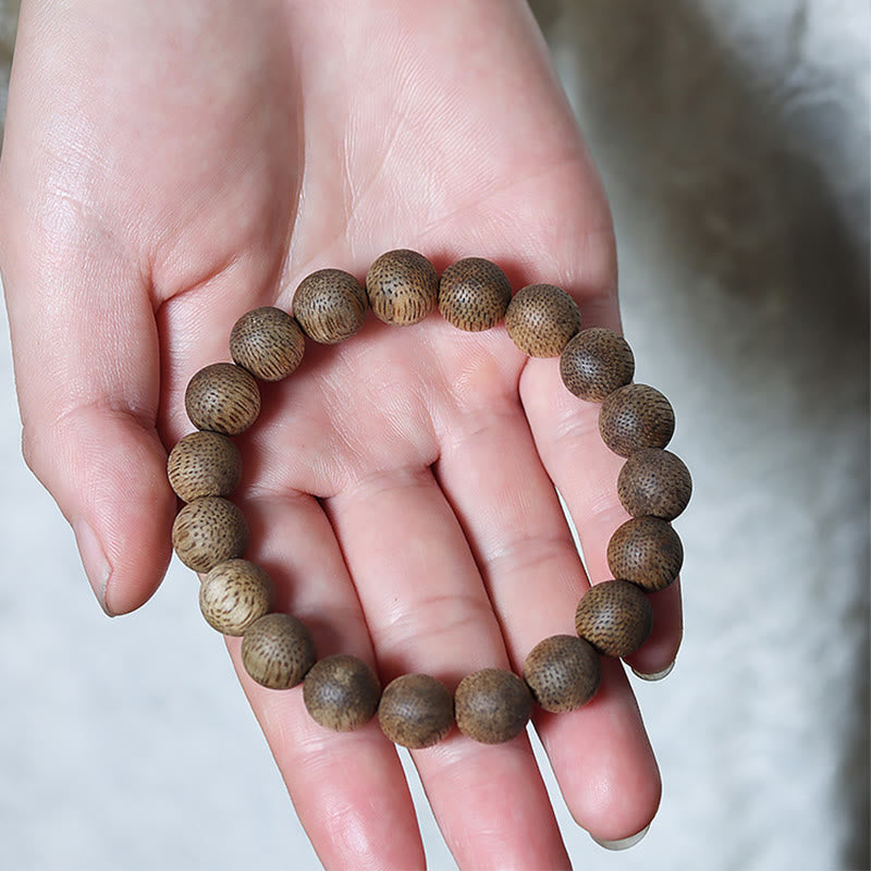 Natural Brunei Texture Agarwood Strength Bracelet 12mm