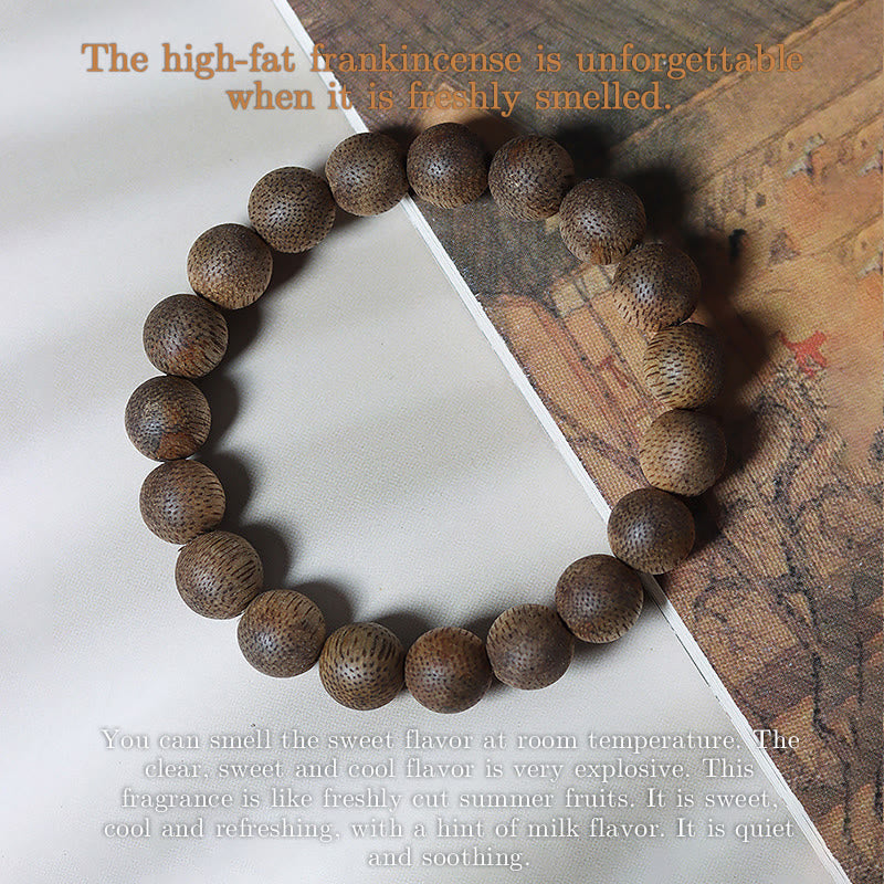 Natural Brunei Texture Agarwood Strength Bracelet 12mm