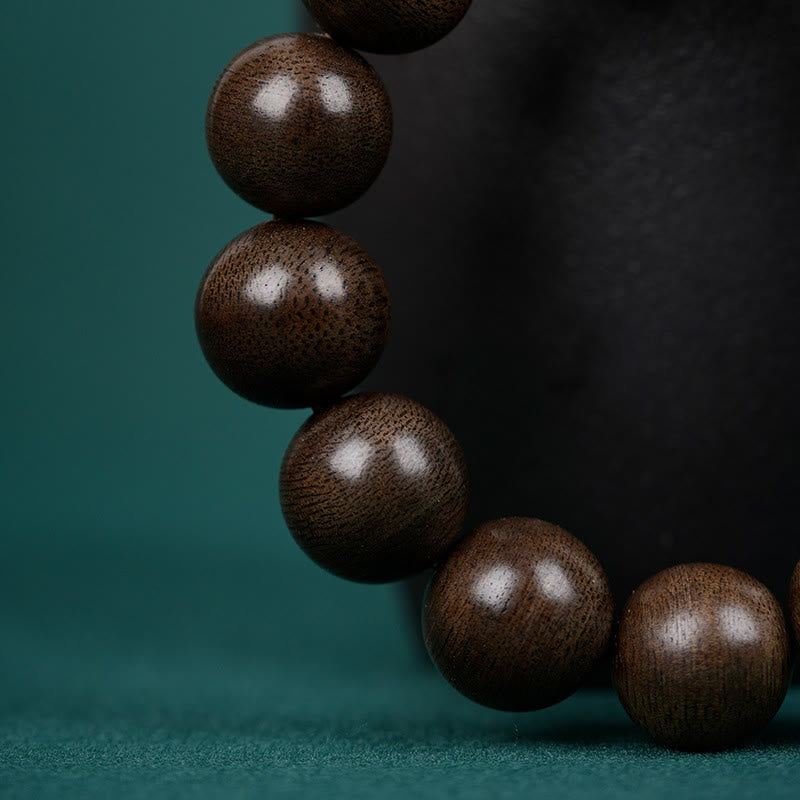 8mm Agarwood Peace Bracelet for Meditation and Balance
