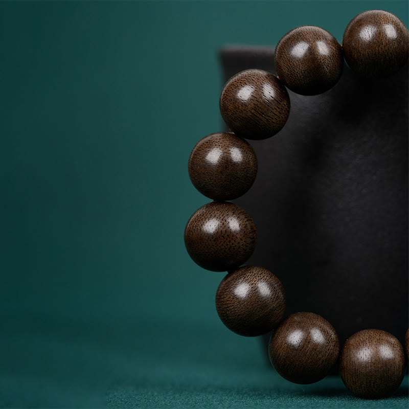 8mm Agarwood Peace Bracelet for Meditation and Balance