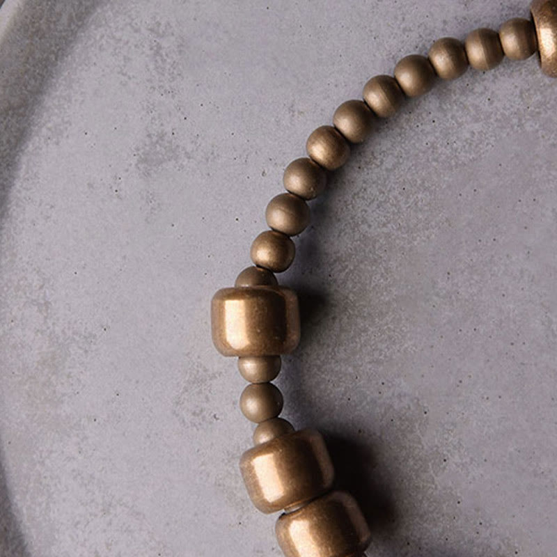 Vintage Copper Spiritual Bracelet for Balance & Wealth