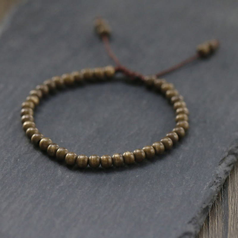 Copper Beads Balance Wealth Bracelet with Brass Beads | Spiritual Bracelet