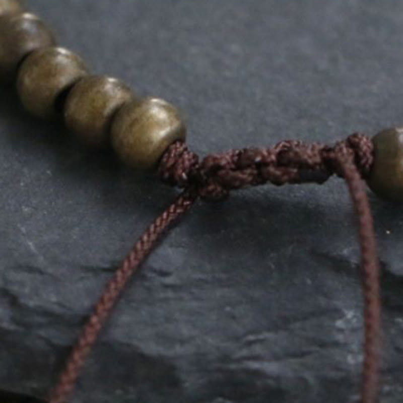 Copper Beads Balance Wealth Bracelet with Brass Beads | Spiritual Bracelet