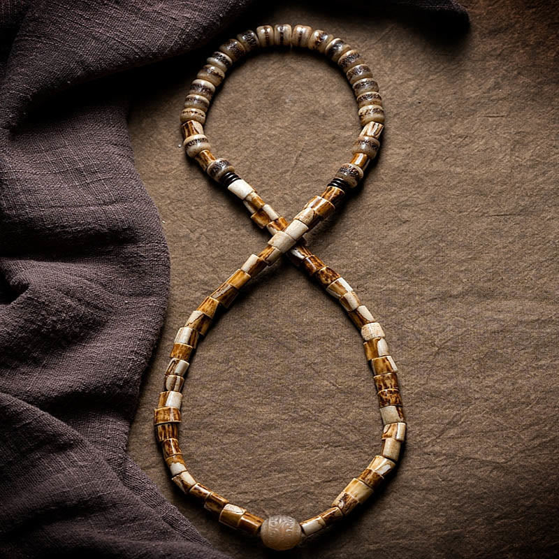 Unisex Deer Bone Yak Bone Spiritual Balance Bracelet