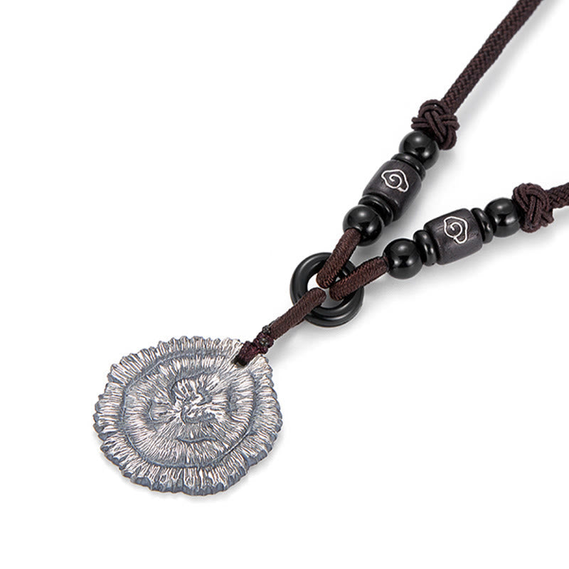 999 Sterling Silver Sophora Flavescens Spiritual Necklace for Protection