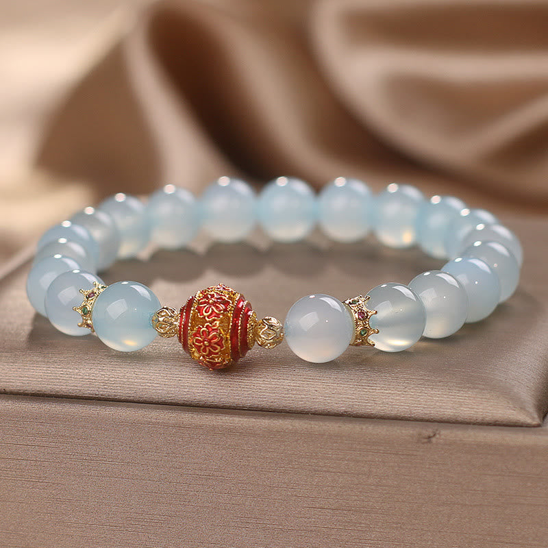 Natural Aquamarine Bracelet for Emotional Balance and Healing