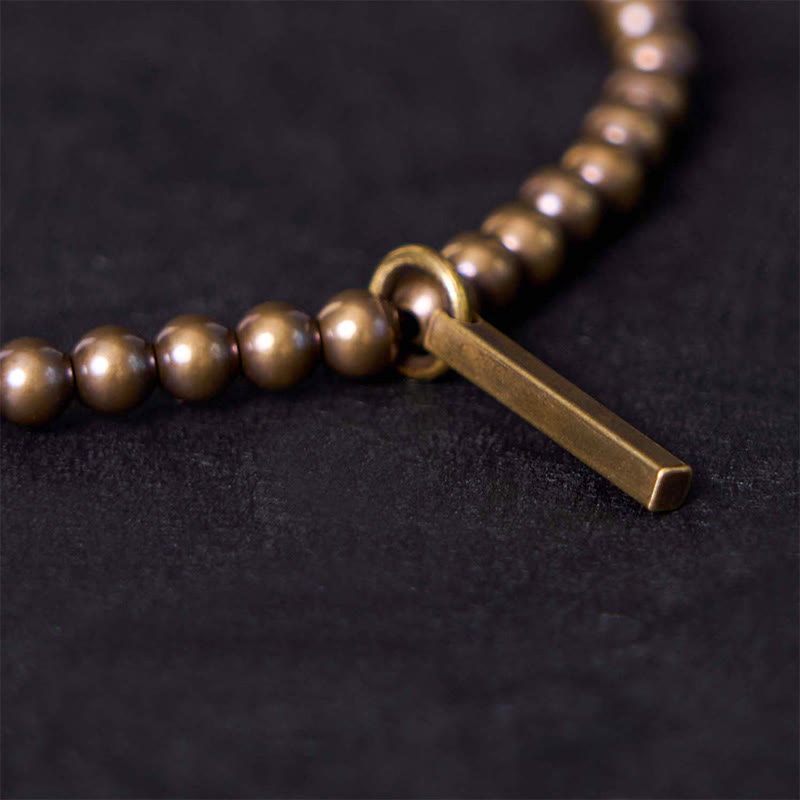 Copper Brass Beads Self-Care Spiritual Bracelet Unisex