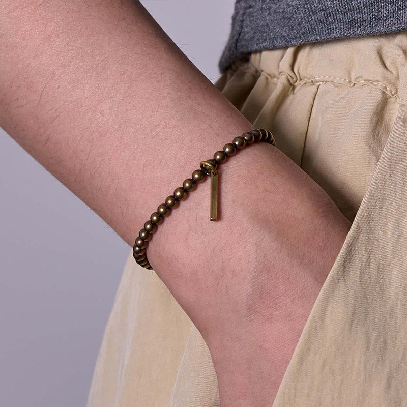 Copper Brass Beads Self-Care Spiritual Bracelet Unisex