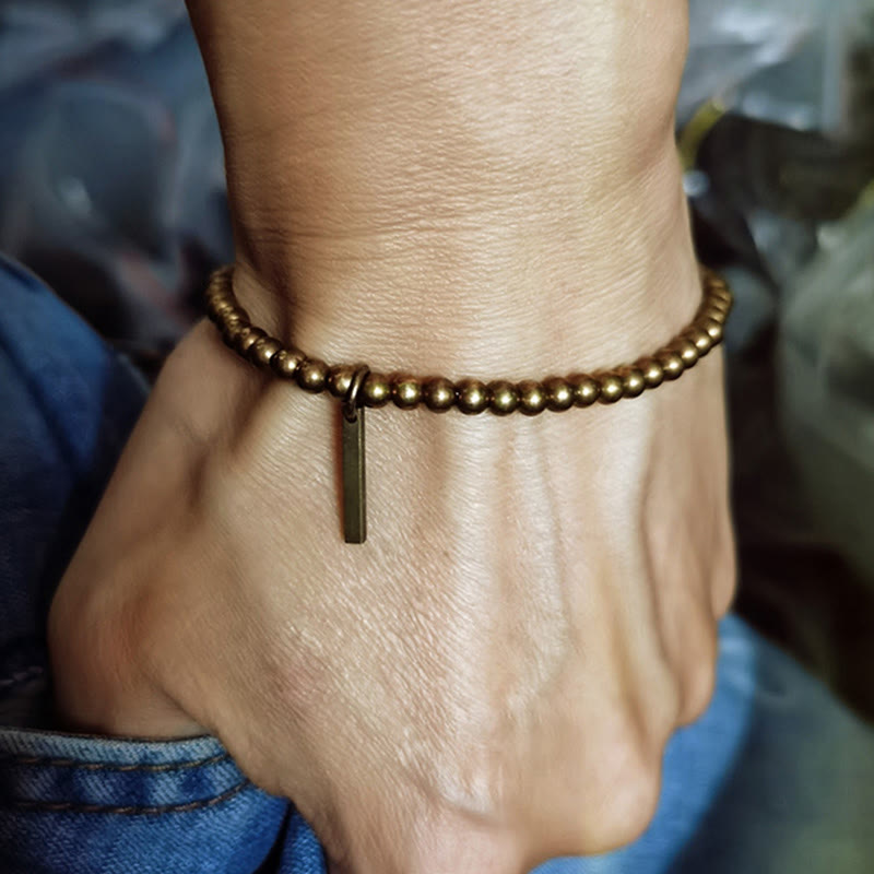 Copper Brass Beads Self-Care Spiritual Bracelet Unisex