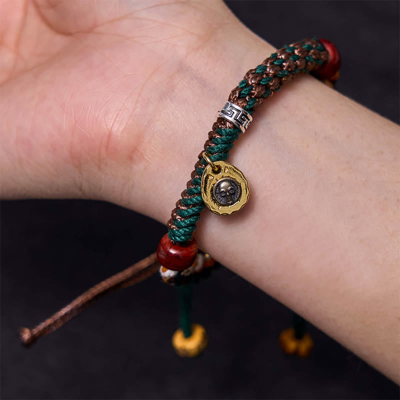 Unisex Tibetan Camel Bone Luck Rope Spiritual Bracelet