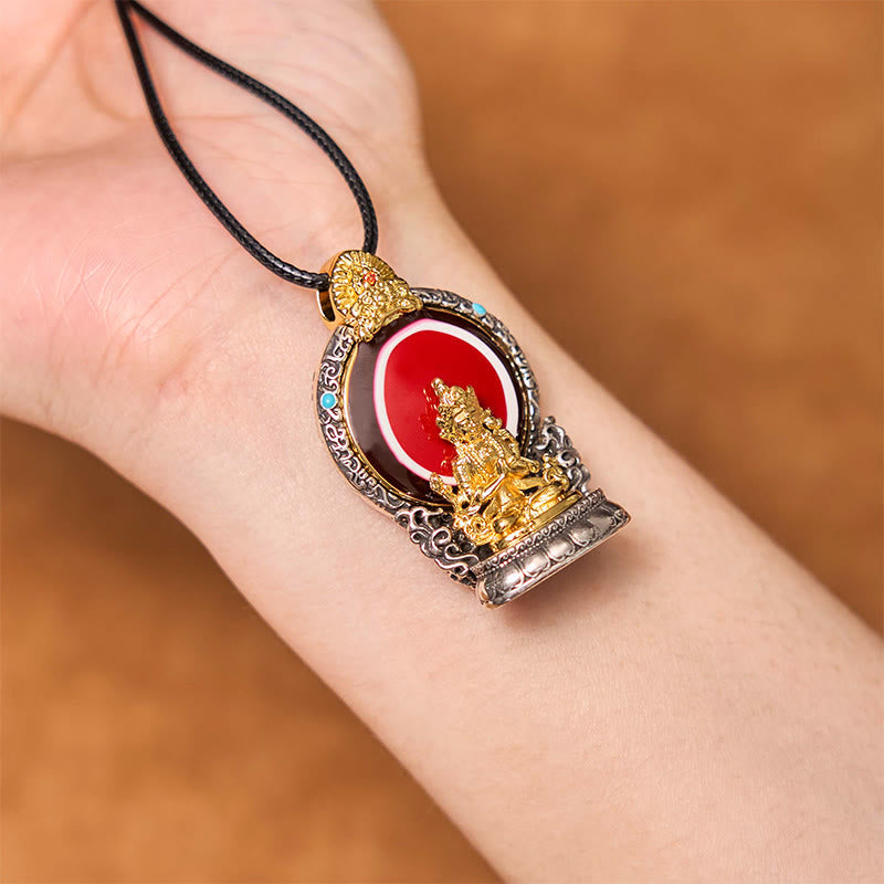 Avalokiteshvara Copper Pendant | Spiritual Healing Necklace