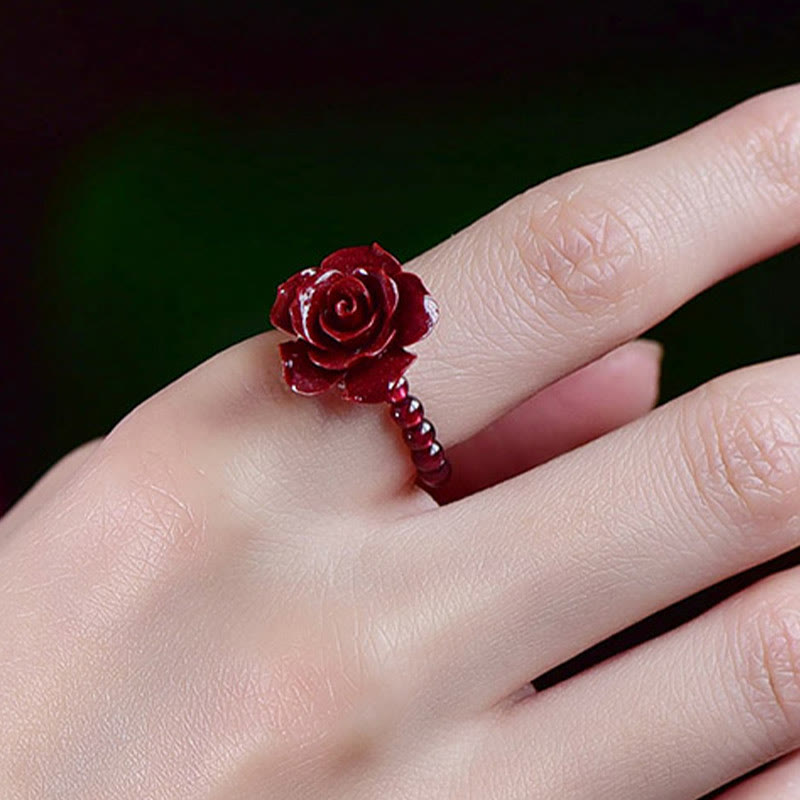 Cinnabar Garnet Concentration Ring for Focus & Clarity