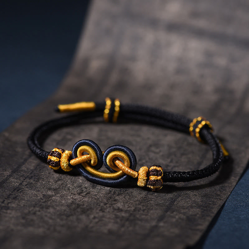 Wukong Knot Braided Bracelet for Protection and Spiritual Strength