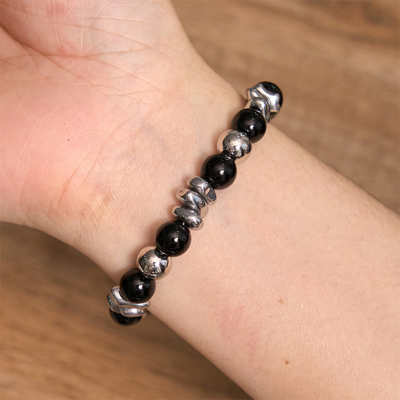 Black Onyx Spiritual Protection Bracelet Unisex