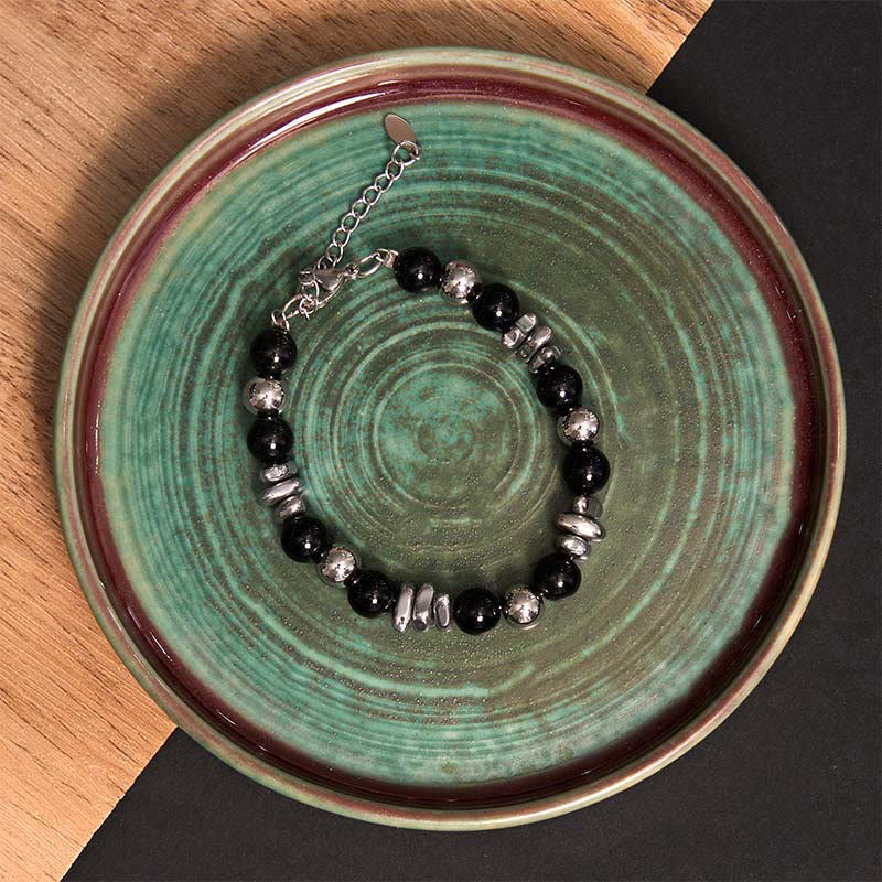 Black Onyx Spiritual Protection Bracelet Unisex