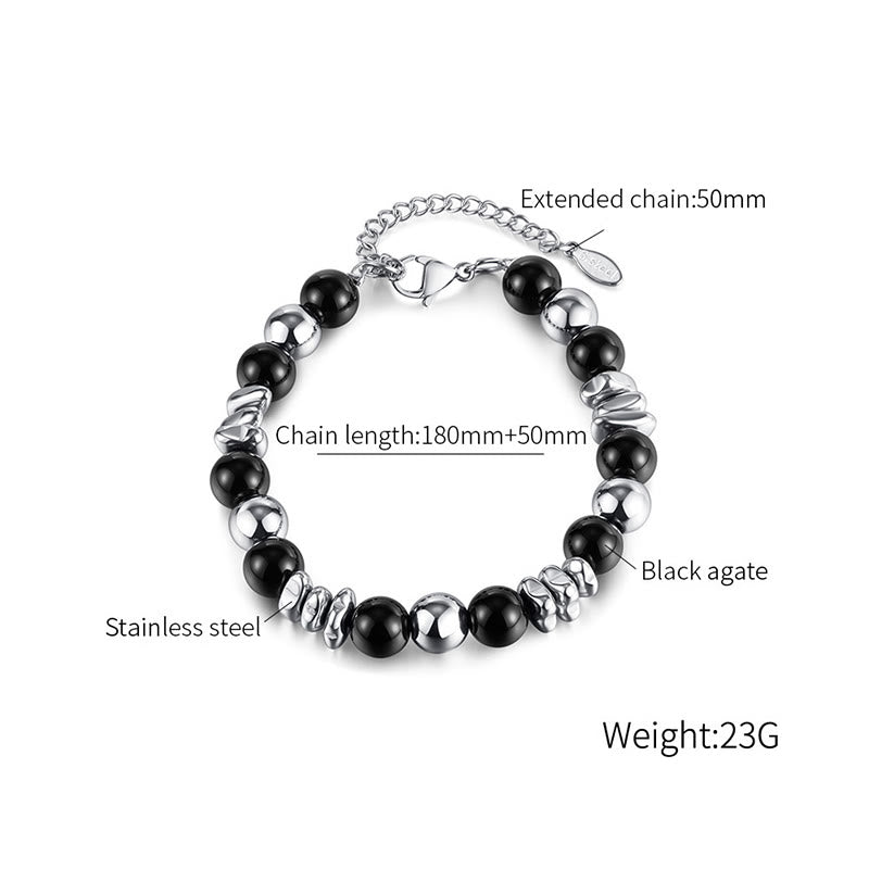 Black Onyx Spiritual Protection Bracelet Unisex